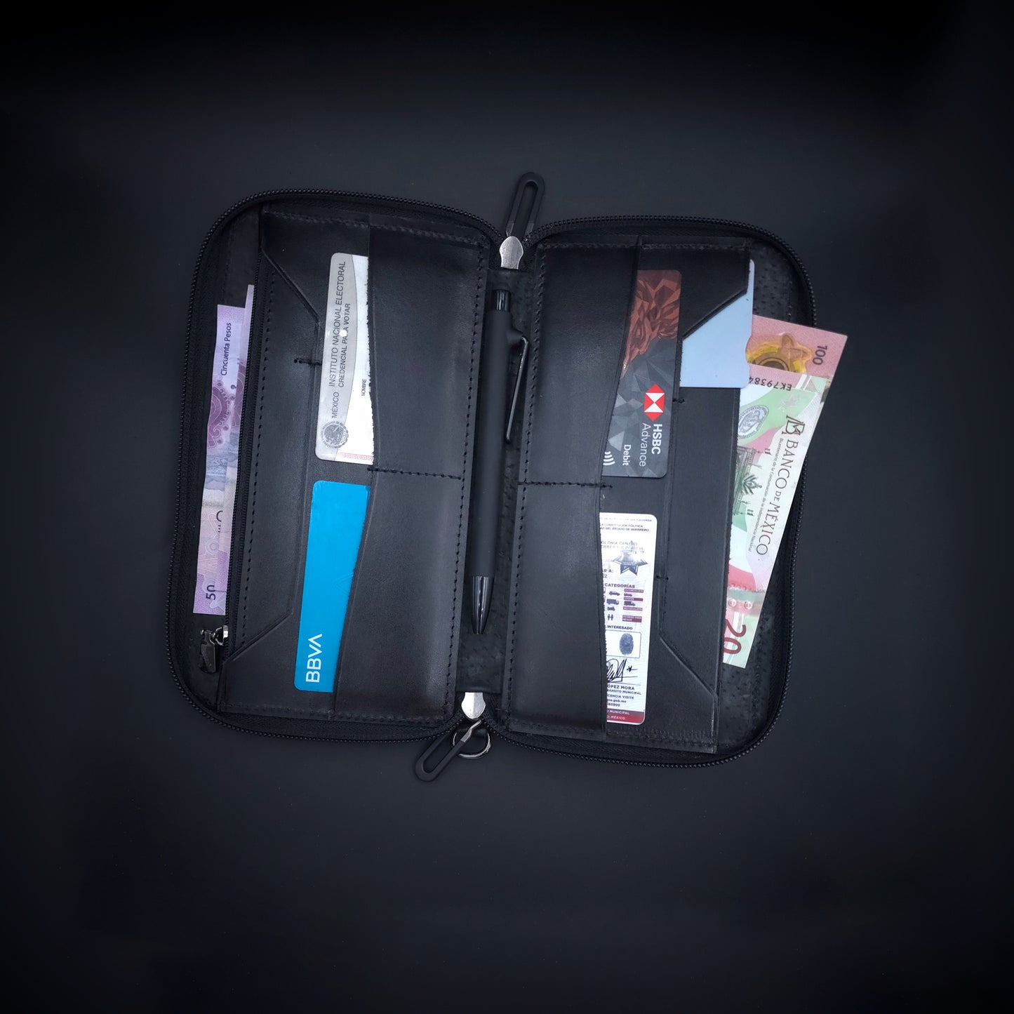 MONEDERO TIPO CLUTCH EXECUTIVE CON ASA - CABALLERO - MNC97F8