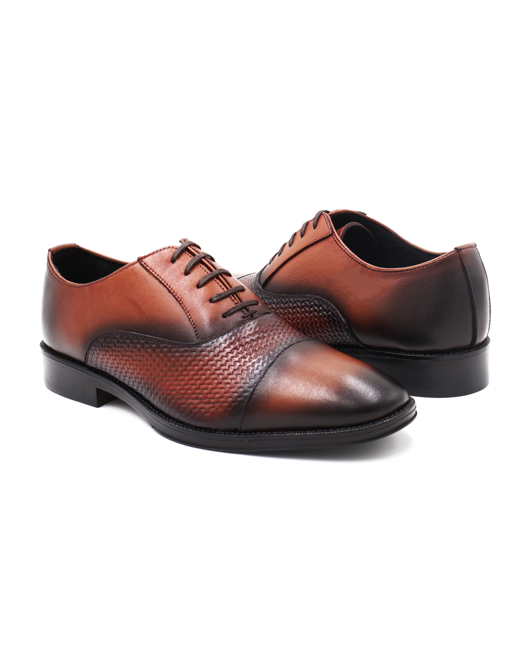 ZAPATO DE VESTIR MARRÓN EN PIEL VACUNO (BECERRO) PARA HOMBRE