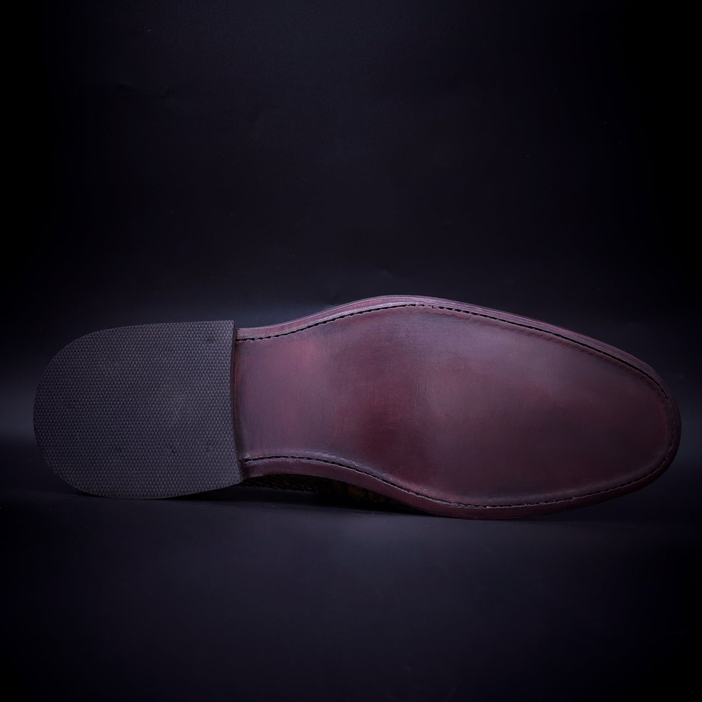 ZAPATO MOCASIN PENNY HERITAGE – ACABADO ESPRESSO SFUMATO - SERPIENTE PITÓN - GOODYEAR WELT - STG03RG