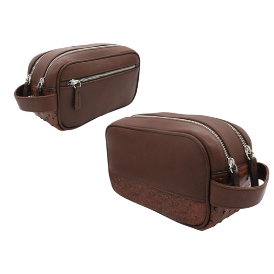 NECESER DE AVESTRUZ CON TERNERA CHEDRON - NSA97R