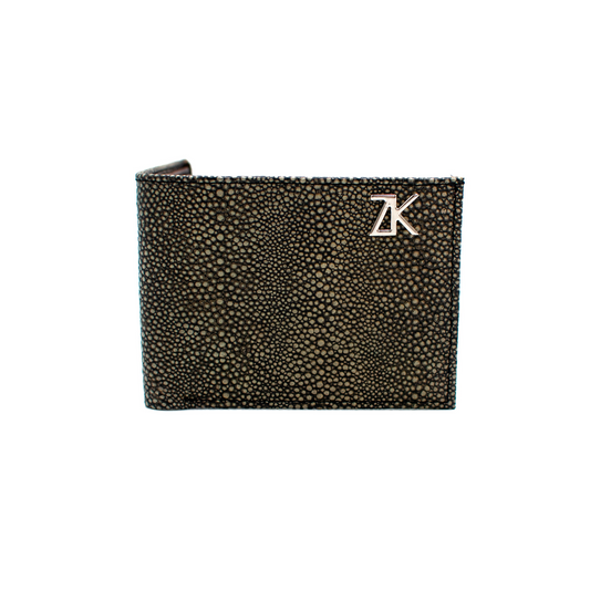 CARTERA EN PIEL GRABADA DE MANTARRAYA - HIO293