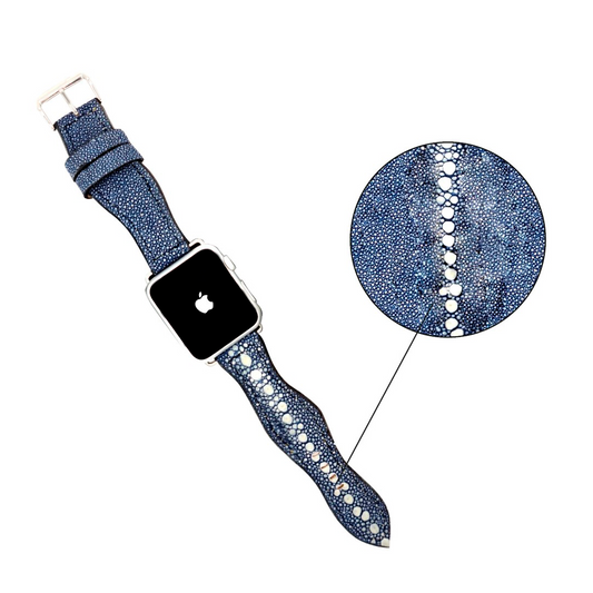 CORREA PARA RELOJ DE MANO EN PIEL GENUINA DE MANTARRAYA REYNA - CEO129