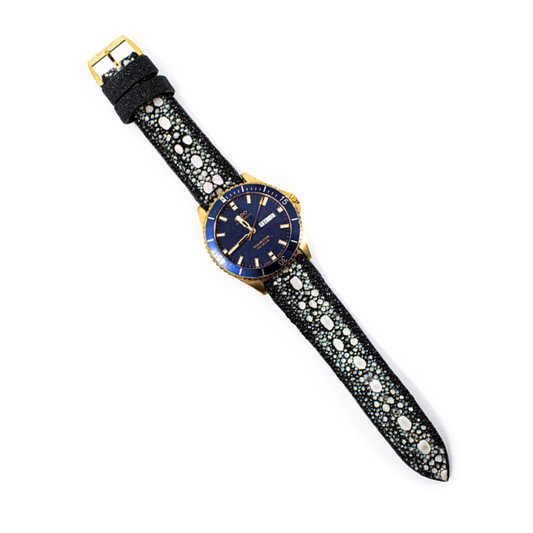 CORREA PARA RELOJ DE MANO EN PIEL GENUINA DE MANTARRAYA REYNA - CKE012