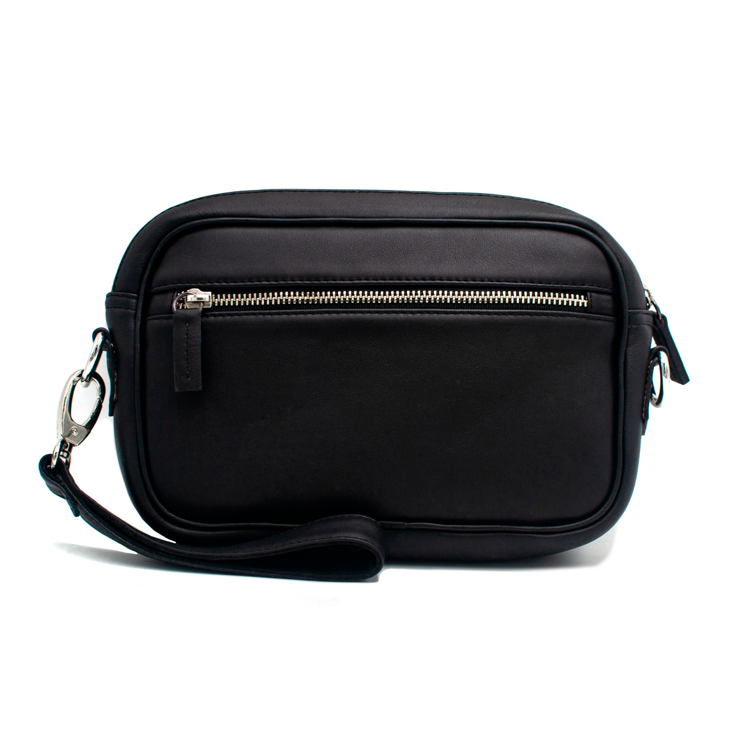 DOCUMENTERA DE MANO EN PIEL GENUINA DE PITÓN CON BECERRO ITALIANO - DIO982