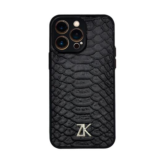 FUNDA / CASE / CARCASA PARA CELULAR EN PIEL / CUERO VACUNO GRABADO DE PITÓN - UFX781T