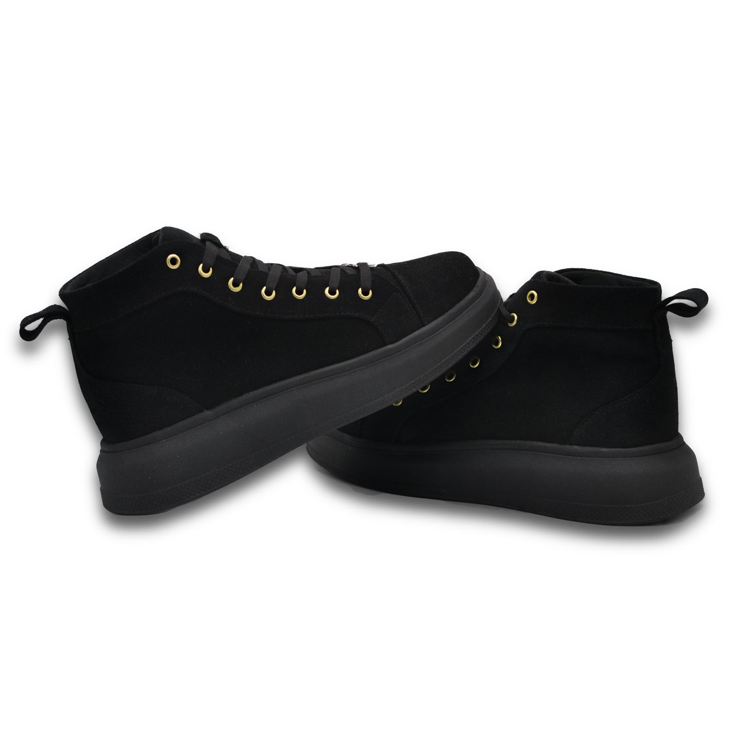 BOTÍN YESBETH EN PIEL DE GAMUZA NEGRO - CJD893J