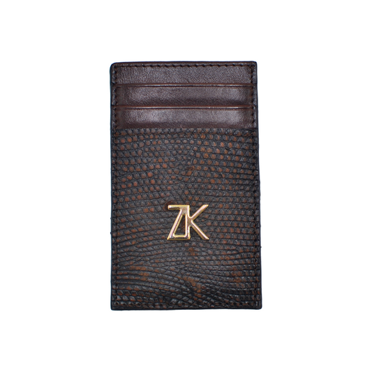 TARJETERO EN PIEL LIZARD - LZL795F