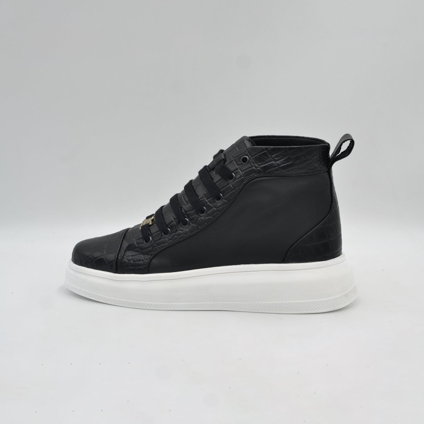 TENIS BOTIN HOMBRE CUERO COCODRILO BOVINO UNISEX ZANKORA - ZK97GR