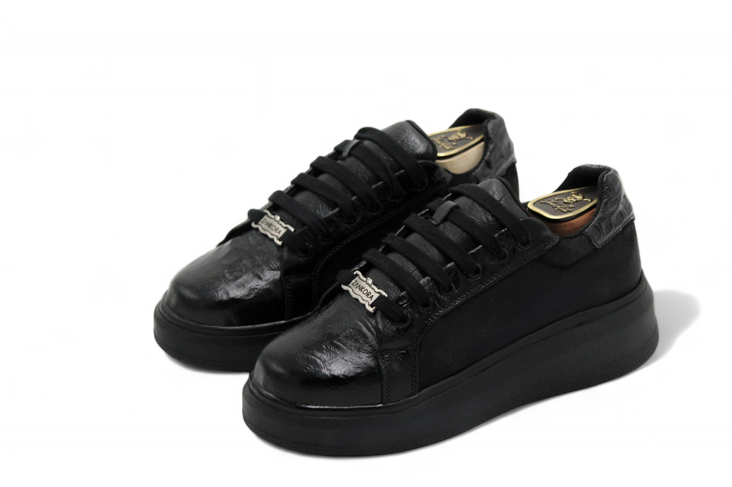 TENIS SNEAKERS MOD. RIVER - COCODRILO ARGENTINO, BISONTE Y GAMUZA CAFÉ RENOVADO 2.0 - ITEH8NK