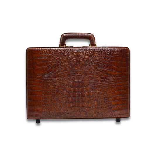 PORTAFOLIOS ATTACHÉ LOMO DE COCODRILO - CHEDRÓN - MAL387C