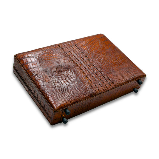 PORTAFOLIOS ATTACHÉ LOMO DE COCODRILO - CHEDRÓN - MAL387C
