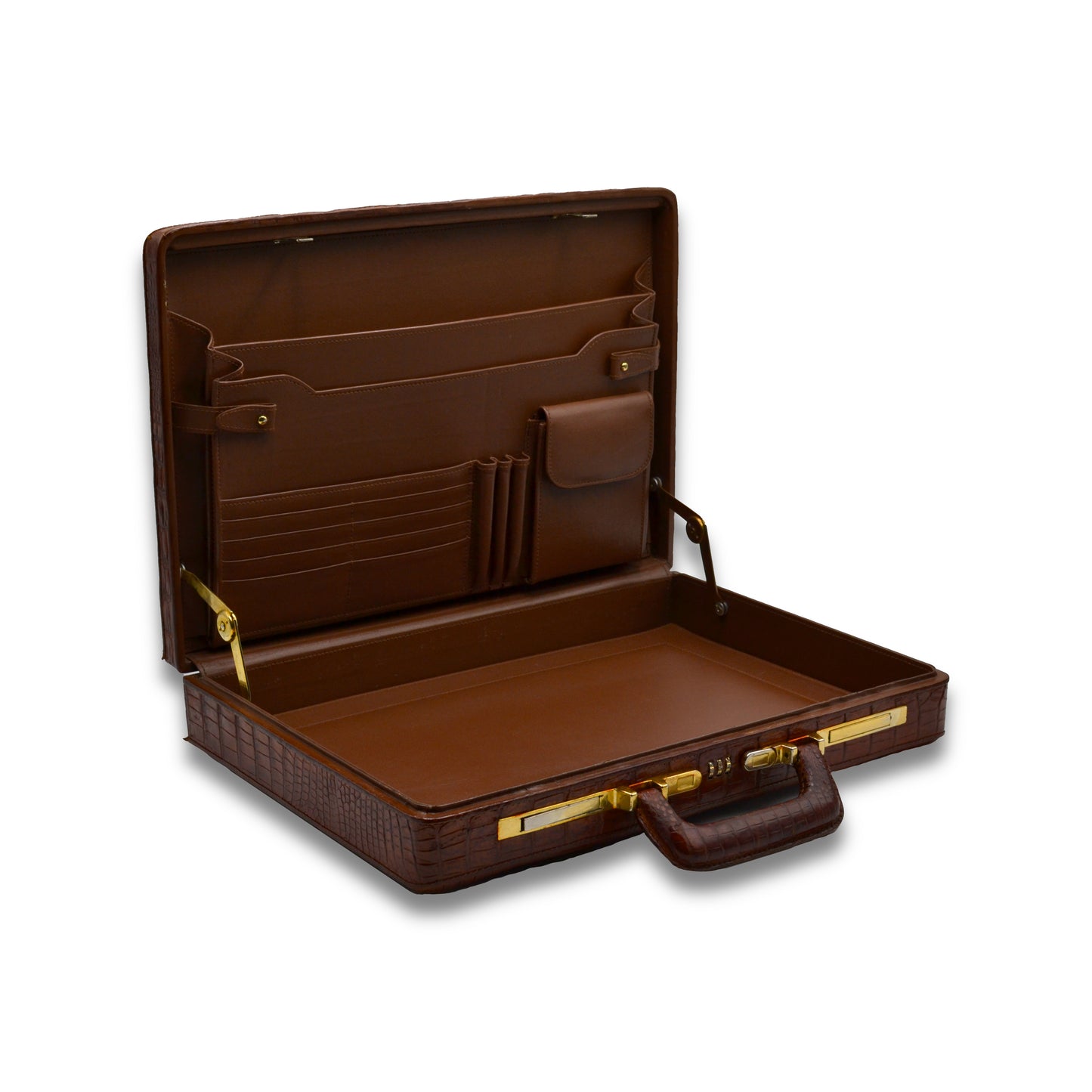 PORTAFOLIOS ATTACHÉ LOMO DE COCODRILO - CHEDRÓN - MAL387C