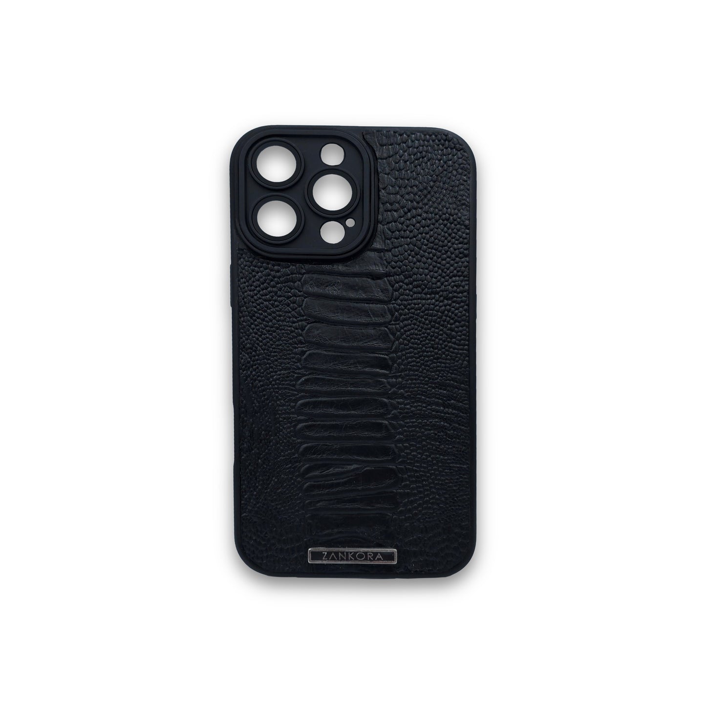 FUNDA / CASE / CARCASA PARA CELULAR EN PIEL / CUERO GRABADO DE PATA DE AVESTRUZ - HBY948L