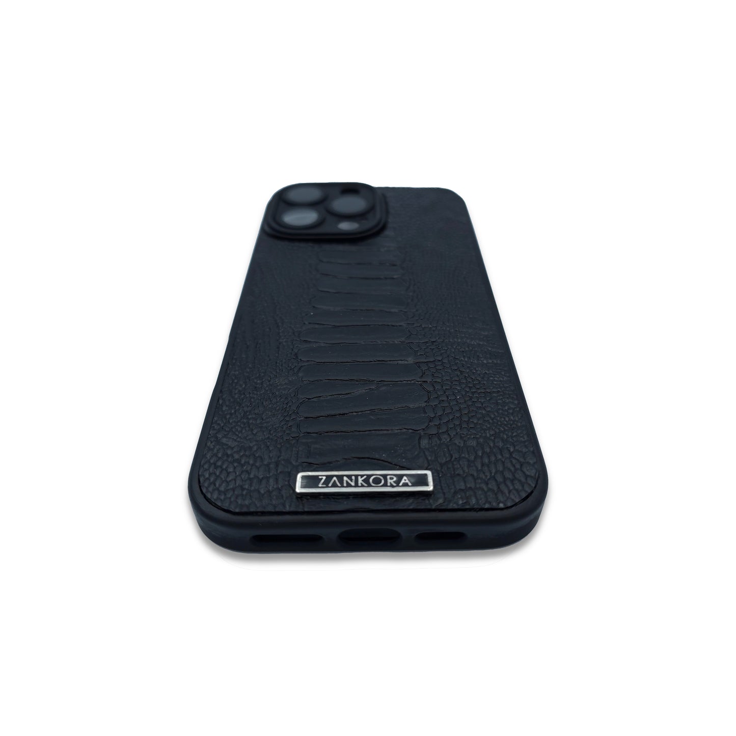 FUNDA / CASE / CARCASA PARA CELULAR EN PIEL / CUERO GRABADO DE PATA DE AVESTRUZ - HBY948L