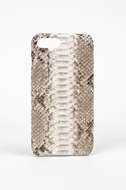 FUNDA / CASE / CARCASA PARA CELULAR EN PIEL / CUERO EXÓTIC DE SERPIENTE PITÓN CORTE BACK (LOMO) - FQA012K