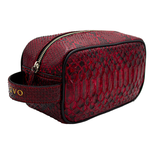 NECESER COMPLETAMENTE DE PIEL EXÓTICA DE PITÓN - WSO646G