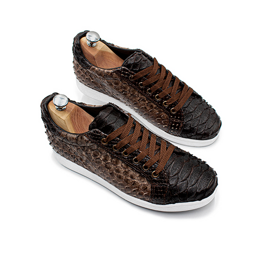 TENIS SNEAKERS COMPLETAMENTE DE PITÓN - PTN487B