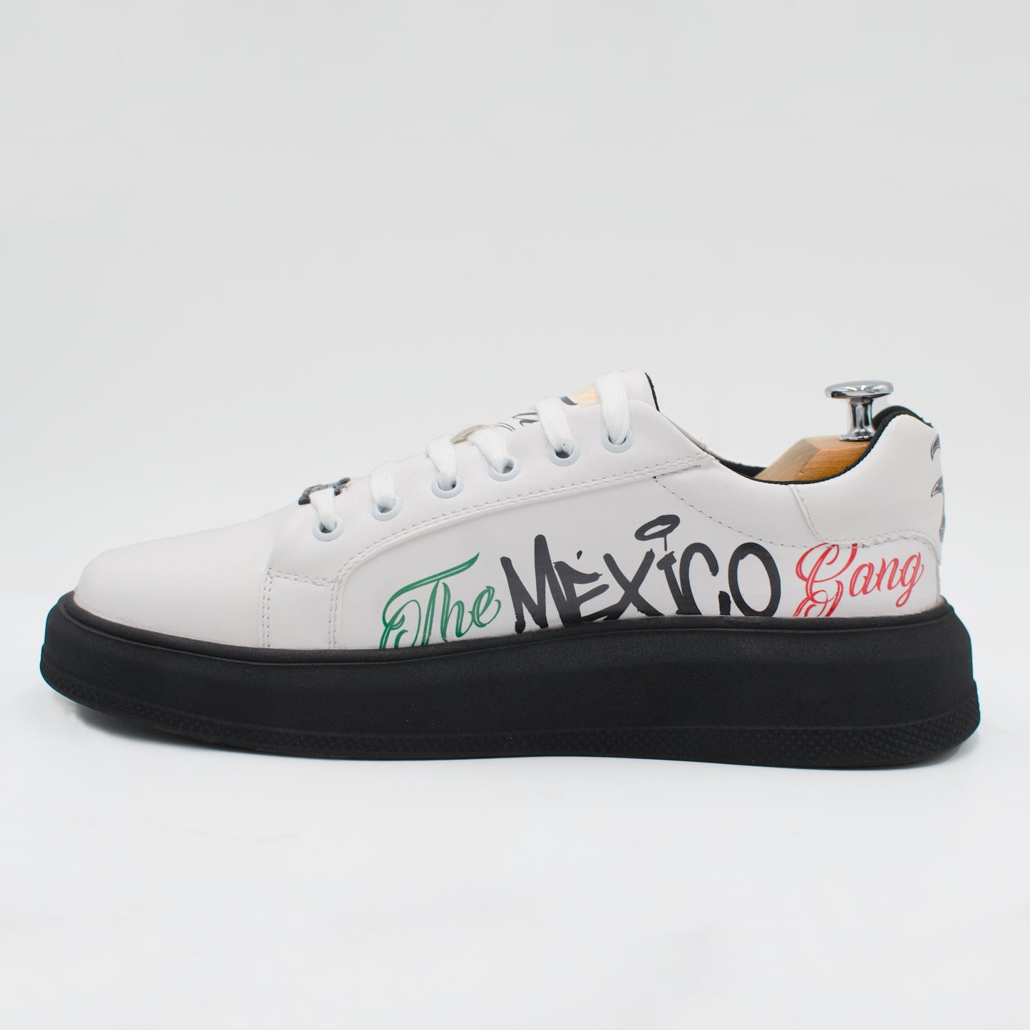 SNEAKERS MUNDIALISTAS BLANCOS TRANSFERS Y ALTA FRECUENCIA ZANKORA DISEÑO PERSONALIZADO- MDL206GZ