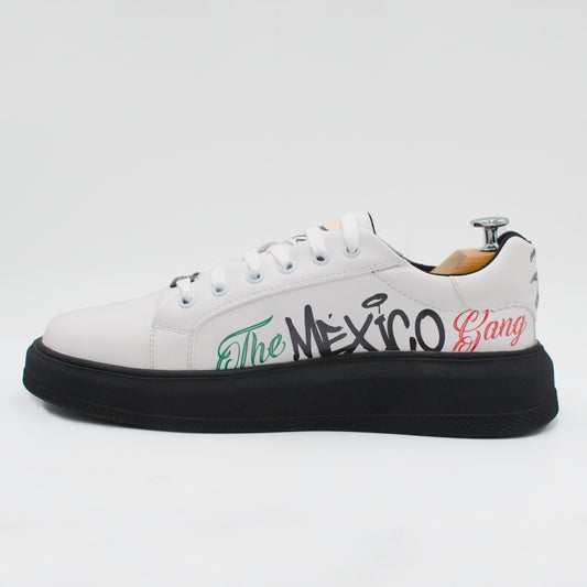 SNEAKERS MUNDIALISTAS BLANCOS TRANSFERS Y ALTA FRECUENCIA ZANKORA DISEÑO PERSONALIZADO- MDL206GZ