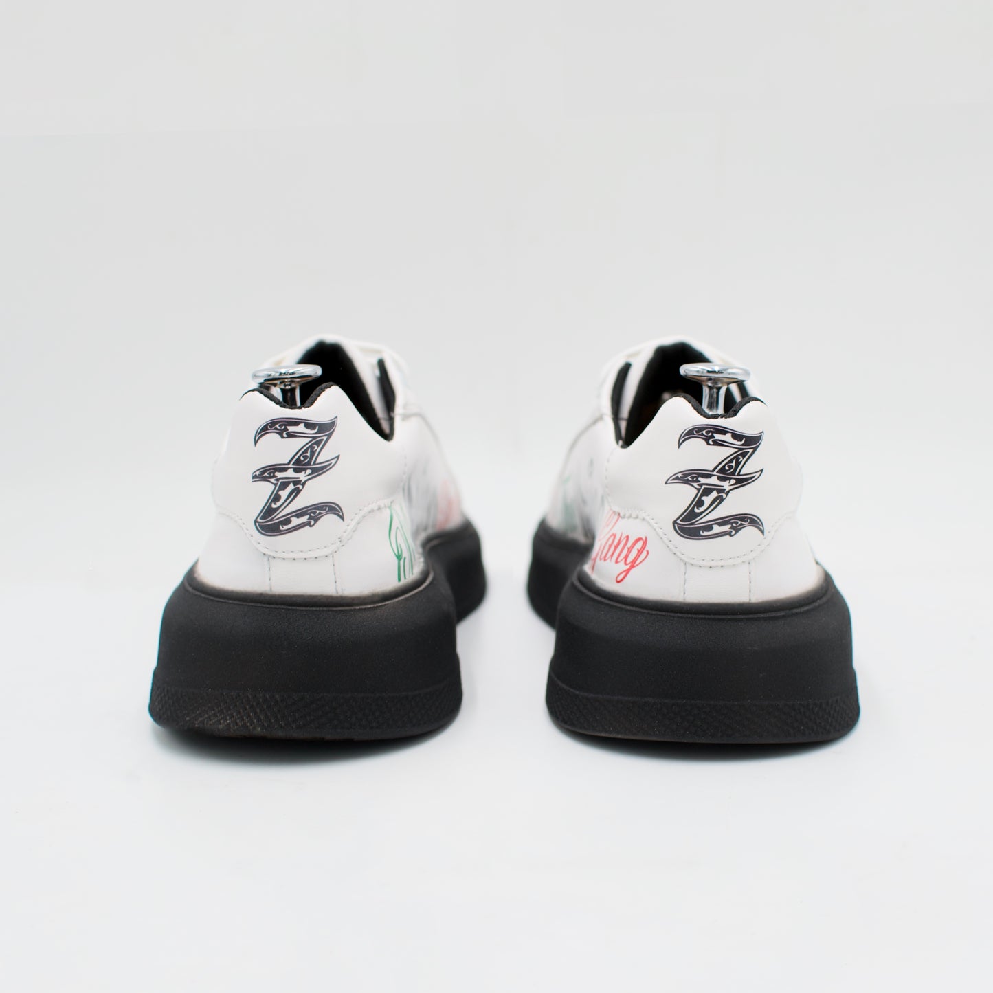 SNEAKERS MUNDIALISTAS BLANCOS TRANSFERS Y ALTA FRECUENCIA ZANKORA DISEÑO PERSONALIZADO- MDL206GZ