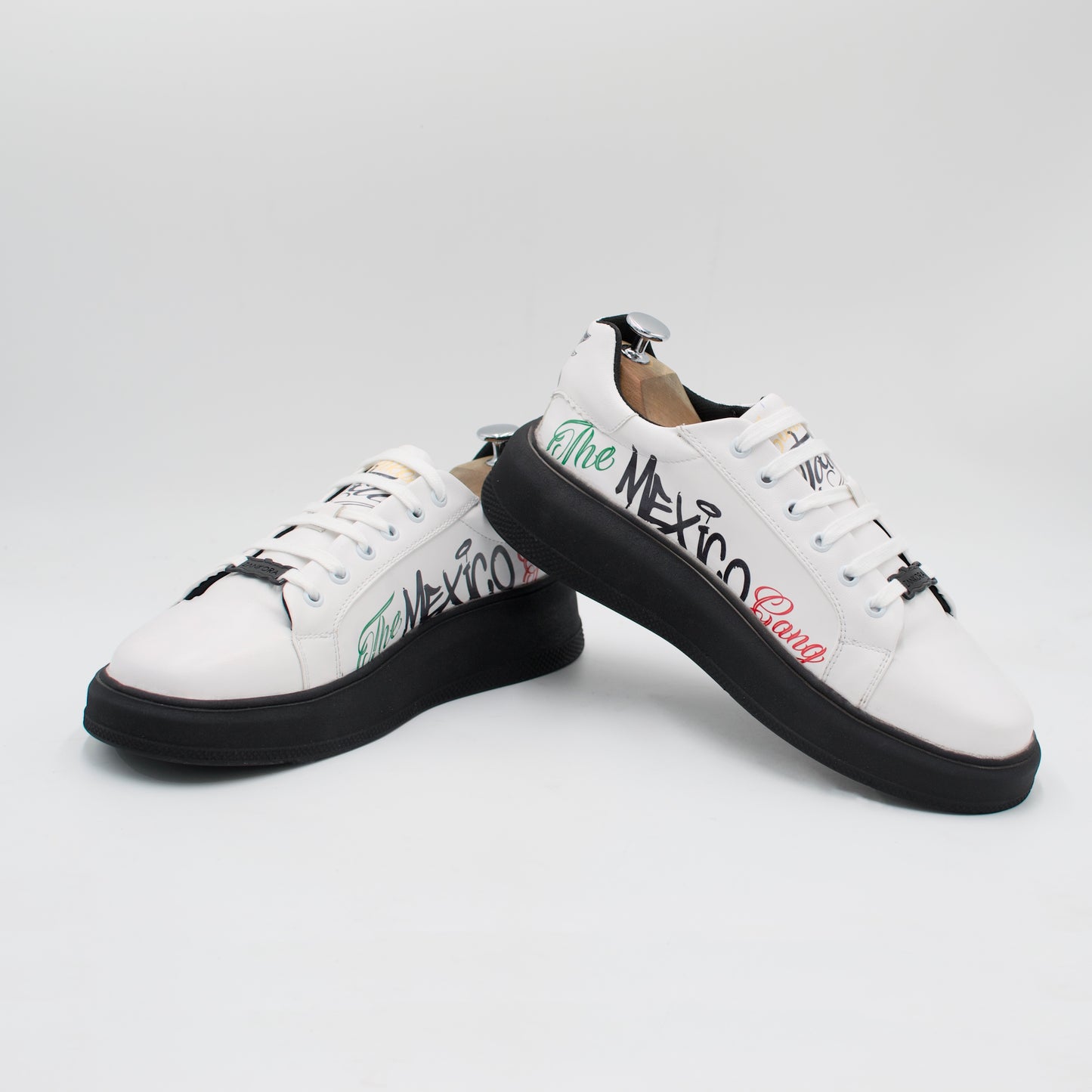 SNEAKERS MUNDIALISTAS BLANCOS TRANSFERS Y ALTA FRECUENCIA ZANKORA DISEÑO PERSONALIZADO- MDL206GZ