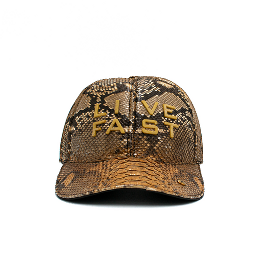 GORRA DE PITÓN COLOR MIEL - GOR390S