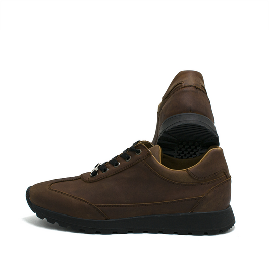 SNEAKERS EN PIEL GRASSO -JHD093K