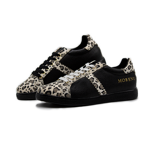 TENIS SNEAKERS DE MANTARRAYA Y FLOTTER NEGRO - MZ89HY44