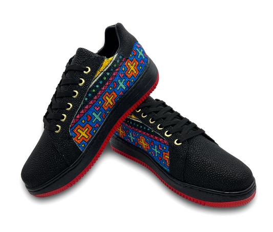 TENIS AIRFORCE DE MANTARRAYA GRANO CON TEXTIL - HGW274A